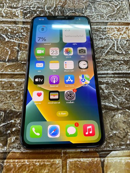 ขาย iPhone XS Max สีทอง 64GB เครื่องนอกแท้ model LL จอแท้ แบตแท้ สแกนใบหน้าได้ รีเซ็ตได้ ไม่ติดไอคราว การใช้งานดี ปกติทุกอย่าง อุปกรณ์ครบ
