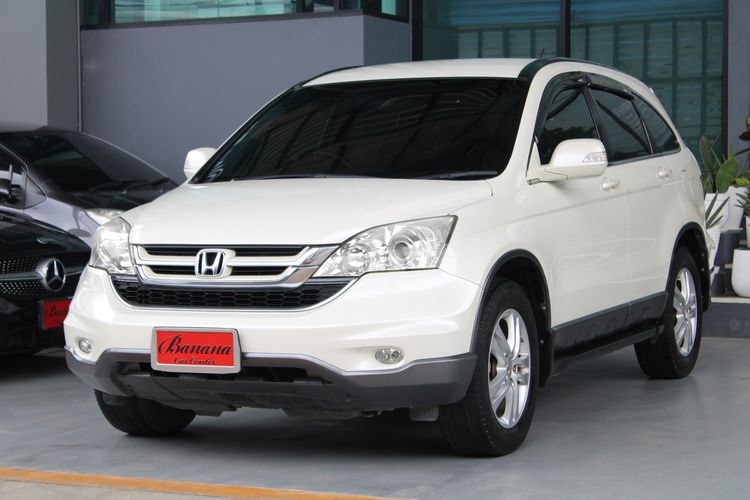 รถ Honda CR-V 2.0 E 4WD สี ขาว