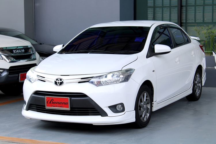 Toyota Vios 2014 1.5 E Sedan เบนซิน ไม่ติดแก๊ส เกียร์อัตโนมัติ ขาว