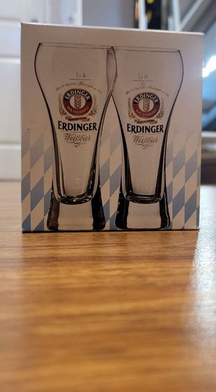 แก้วสะสม-ตกแต่ง แก้วเบียร์ Erdinger