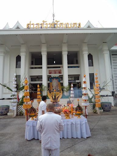 สวยดั่งทอง ครุฑ พิธียกครุฑพ่าห์ ศาลจ.เบตง เนื้อทองเหลืองกะไหล่ทองลงยา รูปที่ 21