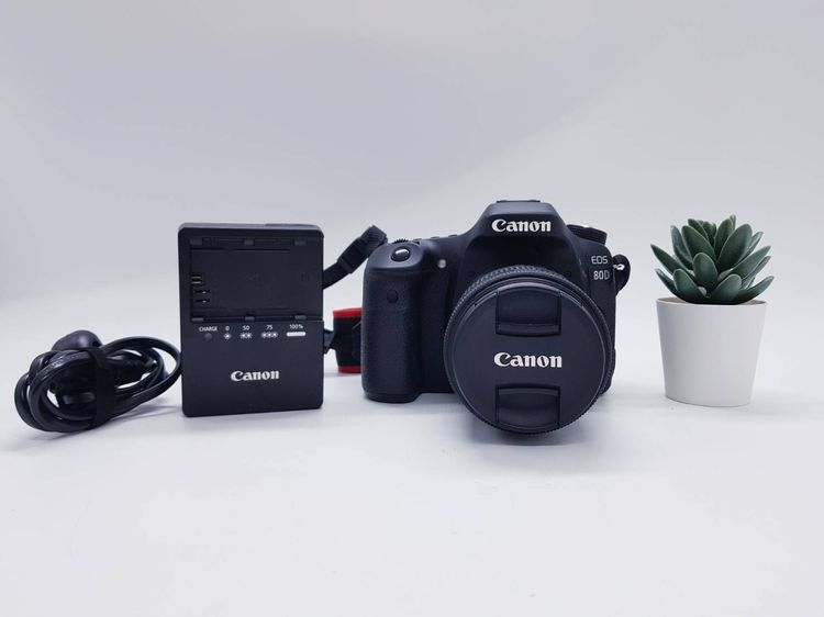 Canon EOS 80D + EFS 18-55 MM