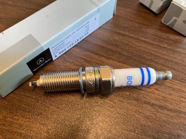 หัวเทียน BMW MINI Benz Iradium 12120037607 NGK M54 M62 E65 E34 E36 E39 E46 E90 E60 Z3 Z4 X1 X3 X5 Cooper และ A004159180326 Bosch รูปที่ 8