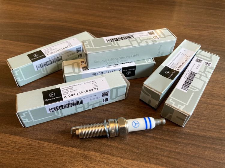 หัวเทียน BMW MINI Benz Iradium 12120037607 NGK M54 M62 E65 E34 E36 E39 E46 E90 E60 Z3 Z4 X1 X3 X5 Cooper และ A004159180326 Bosch รูปที่ 11