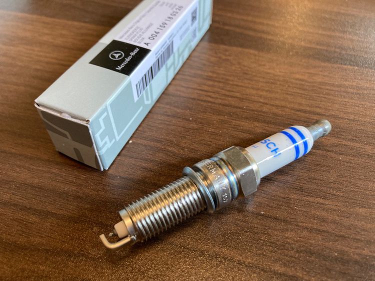 หัวเทียน Benz 1 เขี้ยว Bosch 🇩🇪 Part A004159180326 ใส่ M271 M272 M273 w221 w211 w212 w209 w204 w203 w219 R171 รูปที่ 4