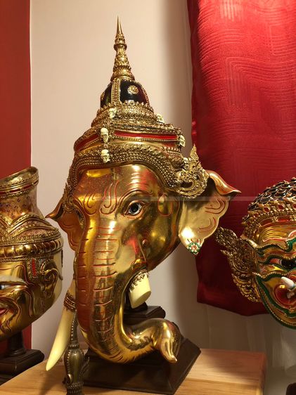 งานประติมากรรมชุด 3 บรมครู พระพิฆเนศ พระพิราบ พ่อแก่ เรือนเทวาบริรักษ์ รูปที่ 3