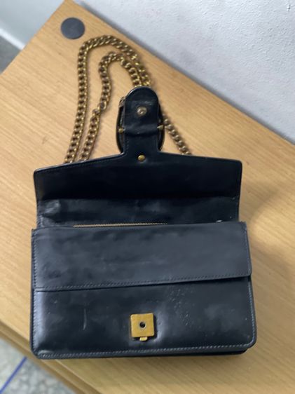 gucci shoulder bag black leather รูปที่ 10