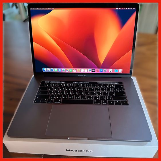 ผ่อนได้ MacBook Pro 15-inch 2018 Space Gray 6-Core i7 2.2GHz RAM 16GB SSD256 อุปกรณ์ครบกล่อง ใช้งานน้อย
