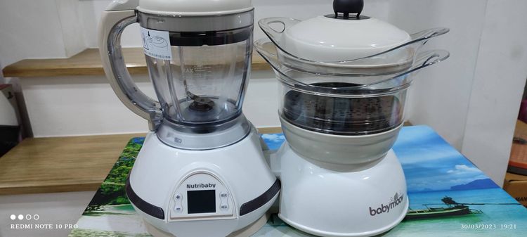 อุปกรณ์สำหรับเด็กและทารก เครื่องทำอาหาร Babymoov เครื่องทำอาหารเด็ก เครื่องทำอาหาร 