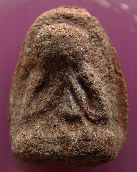 ปิดตารุ่นแรกท้องอุ เนื้อผงว่านผสมน้ำนมควาย หลวงพ่อเขียว วัดหรงบล จ.นครศรีธรรมราช พ.ศ. 2510 รูปที่ 3