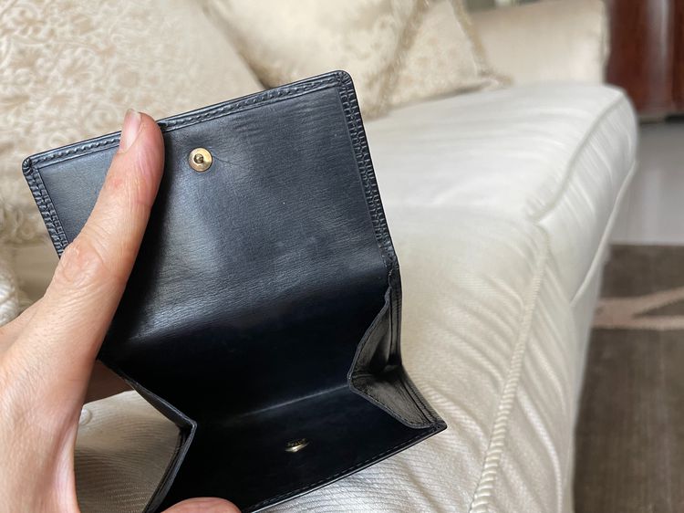 Louis Vuitton แท้ กระเป๋าสตางค์  Elise ใบสั้น แบบ 3 พับ 2 หน้า หนังแท้ epi สีดำ สภาพดีครับ+++ รูปที่ 7