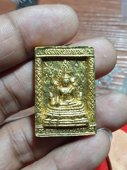 พระผงชุดกรุเก่าหน้าทอง 5 พิมพ์ วัดพระศรีรัตนมหาธาตุ พิษณุโลก สวยแชมป์ไม่ผ่านการใช้ เหมายกกล่อง รูปที่ 5