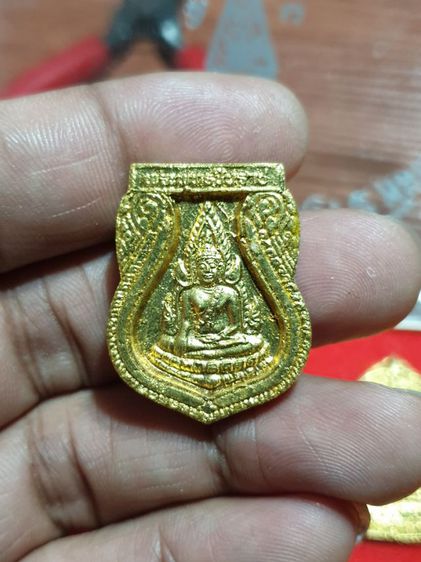 พระผงชุดกรุเก่าหน้าทอง 5 พิมพ์ วัดพระศรีรัตนมหาธาตุ พิษณุโลก สวยแชมป์ไม่ผ่านการใช้ เหมายกกล่อง รูปที่ 11