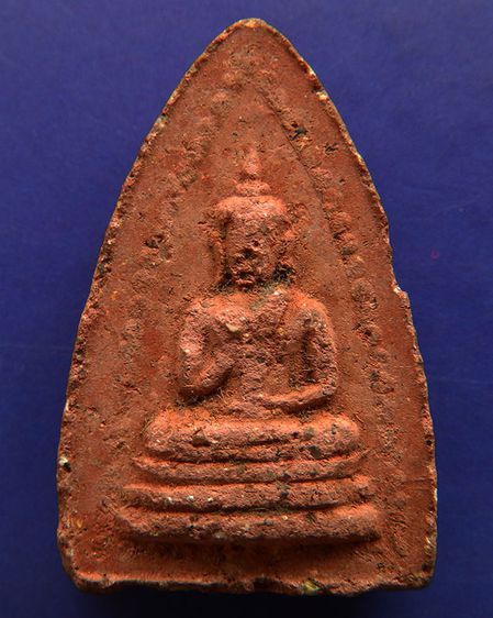 หลวงปู่เฮี้ยง วัดป่า พิมพ์พระพุทธประทานพร 2 หน้า เนื้อผงผสมว่านสบู่เลือด รูปที่ 6