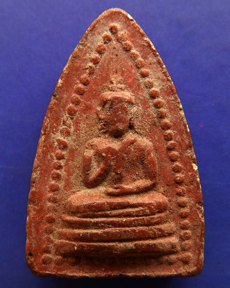 หลวงปู่เฮี้ยง วัดป่า พิมพ์พระพุทธประทานพร 2 หน้า เนื้อผงผสมว่านสบู่เลือด รูปที่ 8