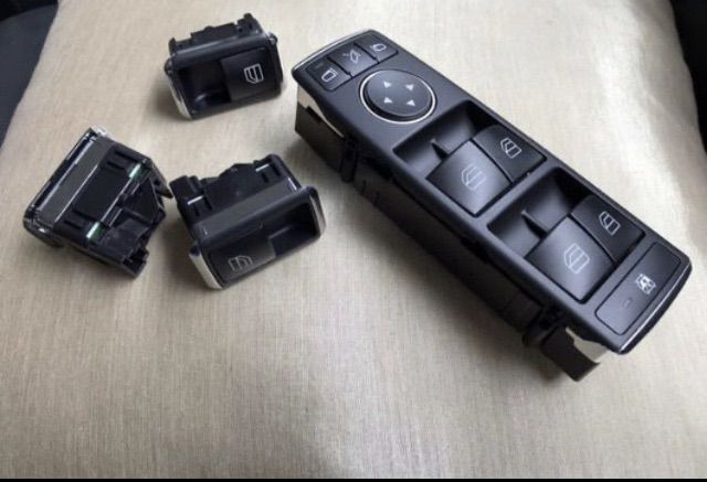 สวิตช์กระจกไฟฟ้า ฝั่งคนขับ ใส่ได้หลายรุ่น เช่น Benz W204 W212 W207 W117 W248 W156 W218 W221 CLA GLA SLK รูปที่ 2