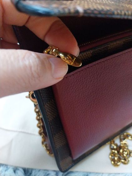 กระเป๋าLouis Vuitton vavin damier wocon chain แท้มือสองสวยน่ารักหายากค่ะ รูปที่ 16