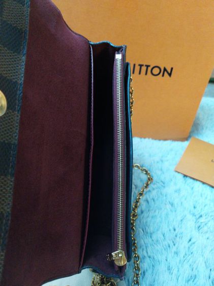 กระเป๋าLouis Vuitton vavin damier wocon chain แท้มือสองสวยน่ารักหายากค่ะ รูปที่ 7