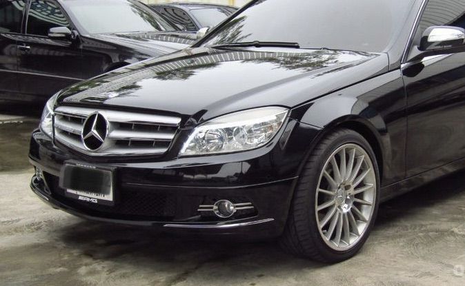 Benz W211 หน้าธนู สปอร์ตไลท์ ไฟเลี้ยวกระจกข้าง กรอบพลาสติก โครเมียม Sportlight E200 NGT E220CDi และ W204 รูปที่ 13