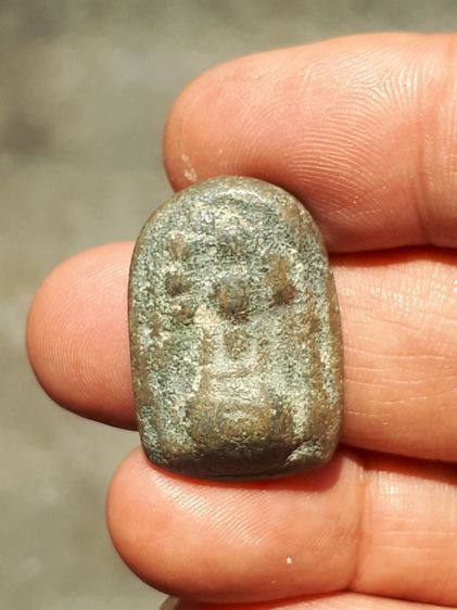 หลวงพ่อเนียม วัดน้อย พิมพ์เศียรโล้น 2 หน้า เนื้อชินตะกั่วผสมปรอท เก่า กระแสเนื้อเทาอมดำ ไขขาวอมเหลือง และแดง ผุดขึ้นจากเนื้อพระ ปกคลุมพื้นผิ รูปที่ 6