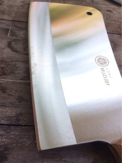 มีดปังตอสแตนเลสอย่างดี รูปที่ 9