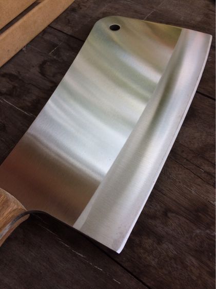 มีดปังตอสแตนเลสอย่างดี รูปที่ 6