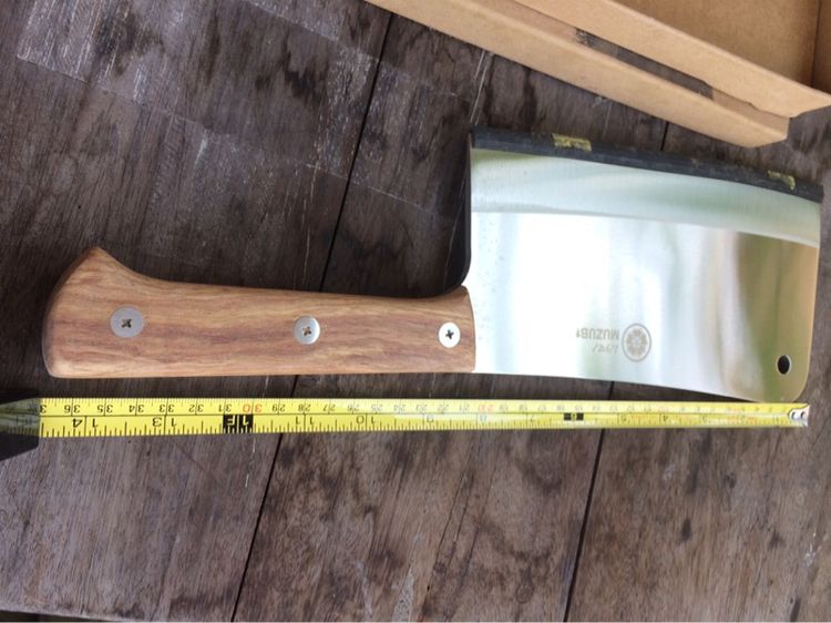 มีดปังตอสแตนเลสอย่างดี รูปที่ 12