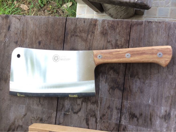 มีดปังตอสแตนเลสอย่างดี รูปที่ 2