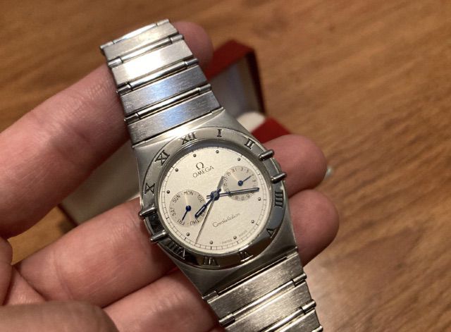 OMEGA CONSTELLATION Stainless BEZELDAY DATE QUARTZ MENS รูปที่ 3