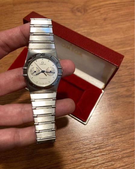 OMEGA CONSTELLATION Stainless BEZELDAY DATE QUARTZ MENS รูปที่ 2