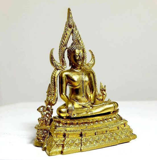 พระพุทธชินราช ขนาดหน้าตักพระ1.5นิ้ว (วัดจากเข่าถึงเข่า) เนื้อทองเหลือง รุ่น666ปีวัดพระศรี รูปที่ 11