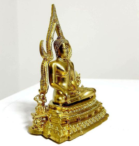 พระพุทธชินราช ขนาดหน้าตักพระ1.5นิ้ว (วัดจากเข่าถึงเข่า) เนื้อทองเหลือง รุ่น666ปีวัดพระศรี รูปที่ 16