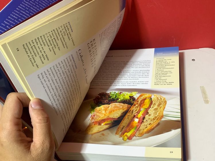 Italian recipes cooking book German menu หนังสือทำอาหารต่างประเทศ รูปที่ 7