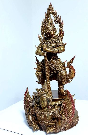 ท้าวเวสสุวรรณ วัดเนินทอง สูง12นิ้ว ศิลปิน อ.ชาญ บุดดาชัย รูปที่ 3
