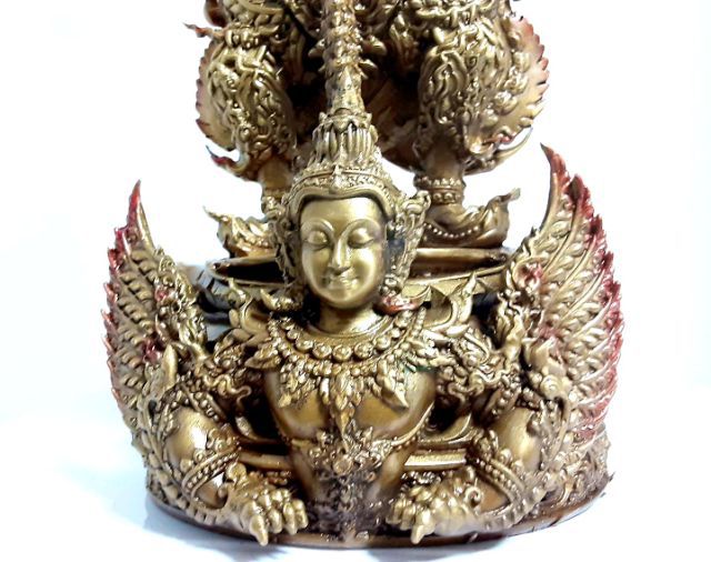 ท้าวเวสสุวรรณ วัดเนินทอง สูง12นิ้ว ศิลปิน อ.ชาญ บุดดาชัย รูปที่ 5