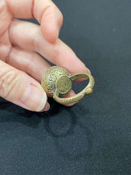 แหวนหัวคาร์เนเลี่ยน (Carnelian) ตัวเรือนเป็นโลหะผสม  รูปแบบสวยงาม สวมใส่สบาย ๆๆ ในวันสบาย ๆๆ  รูปที่ 15