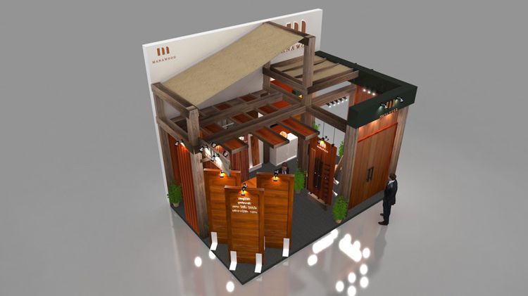 รับออกแบบบูธ ออกแบบ3D Booth Event งานOrganizer รับเขียนแบบ เขียนภาพ 3D Perspective-Interior-Exterior-Booth รับทำ 3D รูปที่ 12
