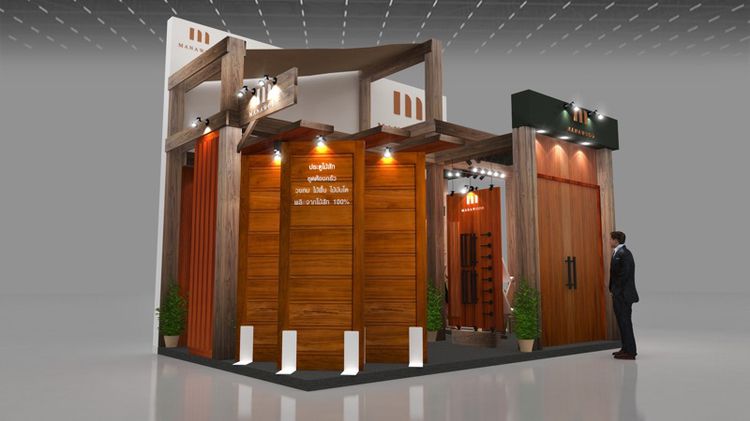 รับออกแบบบูธ ออกแบบ3D Booth Event งานOrganizer รับเขียนแบบ เขียนภาพ 3D Perspective-Interior-Exterior-Booth รับทำ 3D รูปที่ 14