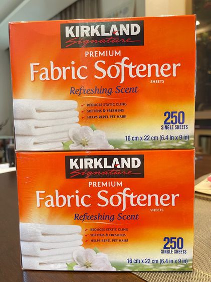 เครื่องอบผ้า Kirkland สูตร Premium แผ่นอบผ้า ปรับผ้านุ่ม ผ้าหอม ผ้าเรียบหลังอบ จาก 🇺🇸พร้อมส่ง