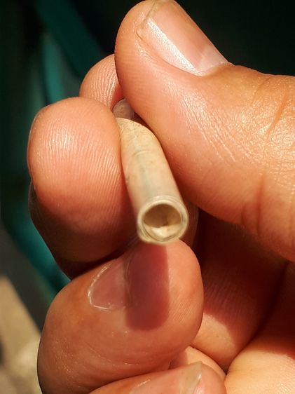 ตะกรุด เนื้อเงิน ตอก 2 โค๊ต มีจาร ยาว 2.5 นิ้ว ปี 2510 หลวงปู่โต๊ะ วัดประดู่ฉิมพลี ตอกโค๊ดชัด ลึก แท้ดูง่าย  สวย สมบูรณ์ เก่า แท้ จำนวนการสร รูปที่ 13