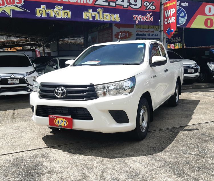 Toyota Hilux Revo 2018 2.4 J Pickup ดีเซล เกียร์ธรรมดา ขาว รูปที่ 1