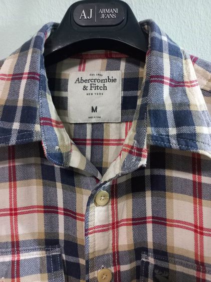 🌈เสื้อเชิ้ตแขนยาว เสื้อแจ็คเก็ต เสื้อลายสก๊อต  แบรนด์ Abercrombie  Fitch❗️แบรนด์แท้💯 🪧แบรนด์อายุกว่า 100 ปี รูปที่ 5