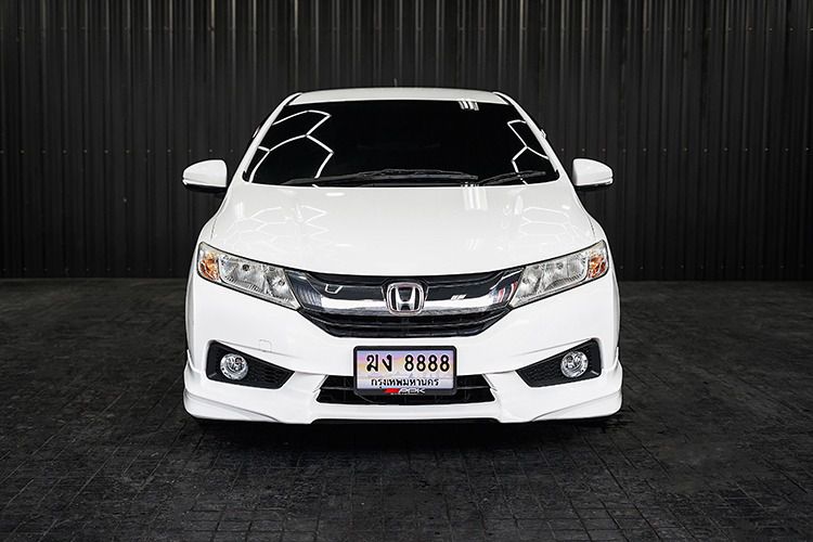 Honda City 2015 1.5 S i-VTEC Sedan เบนซิน ไม่ติดแก๊ส เกียร์อัตโนมัติ ขาว รูปที่ 2