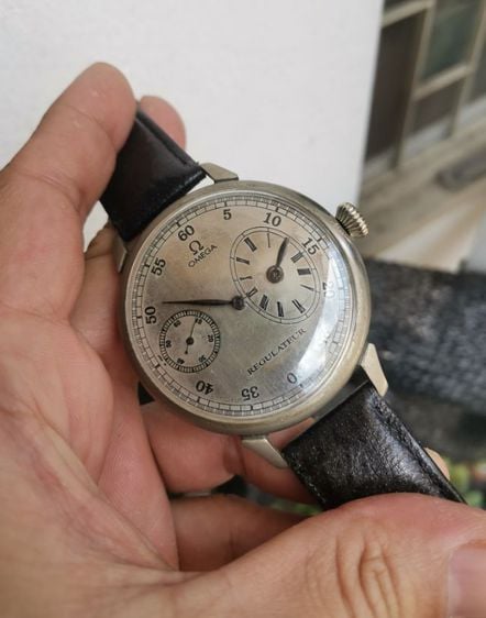 Vintage Omega Regulateur Military Pocket Watch Custom ไม่เหมือนใคร ราคาแบ่งปันครับ