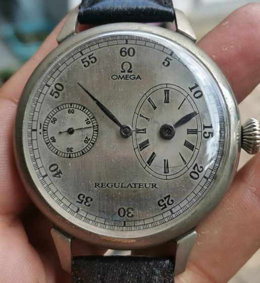 Vintage Omega Regulateur Military Pocket Watch Custom ไม่เหมือนใคร ราคาแบ่งปันครับ รูปที่ 3