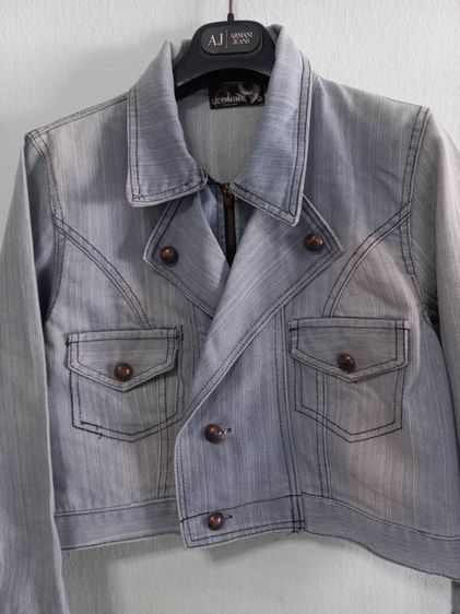 🌈เสื้อแจ๊คเก็ต ‘ยีนส์ฟอก’ หรือ ‘ยีนส์สีซีด แบรนด์ LEONINE® งานแบรนด์แท้ 💯สภาพใหม่ 💯  👉แบรนด์ดัง ✨️ รูปที่ 12