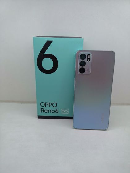 Oppo Reno 6 Oppo Reno6 5G Ram 8GB Rom 128 GB สีฟ้า เครื่องศูนย์ไทย สภาพสวยๆ ใช้งานได้ ทุกฟังชั่น อุปกรณ์ยกกล่อง กทม นัดรับ mrt พระนาม9 