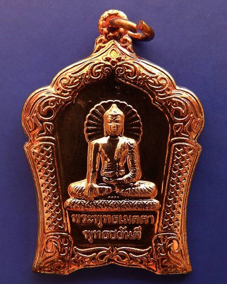 เหรียญทองแดงขัดเงา พระพุทธเมตตาประจำจังหวัดตรัง-ประจวบฯ ฉลองพุทธชยันตี 2600 ปี สร้างร.พ. 84 พรรษามหาราช +กล่องเดิม รูปที่ 12