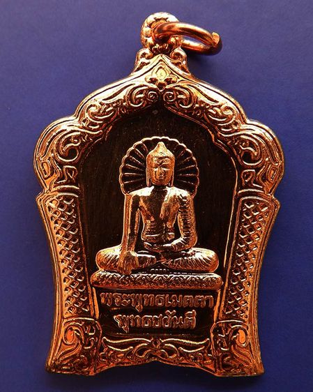 เหรียญทองแดงขัดเงา พระพุทธเมตตาประจำจังหวัดตรัง-ประจวบฯ ฉลองพุทธชยันตี 2600 ปี สร้างร.พ. 84 พรรษามหาราช +กล่องเดิม รูปที่ 8