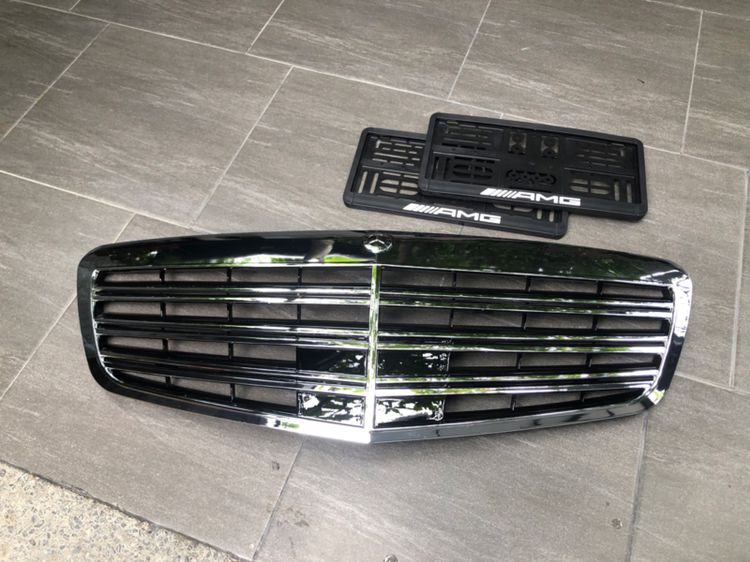 กระจังหน้า Benz W221 AMG 63 พร้อมดาวจม และ กรอบป้ายทะเบียน AMG รุ่น Facelift ปี 2010-2013 รูปที่ 9